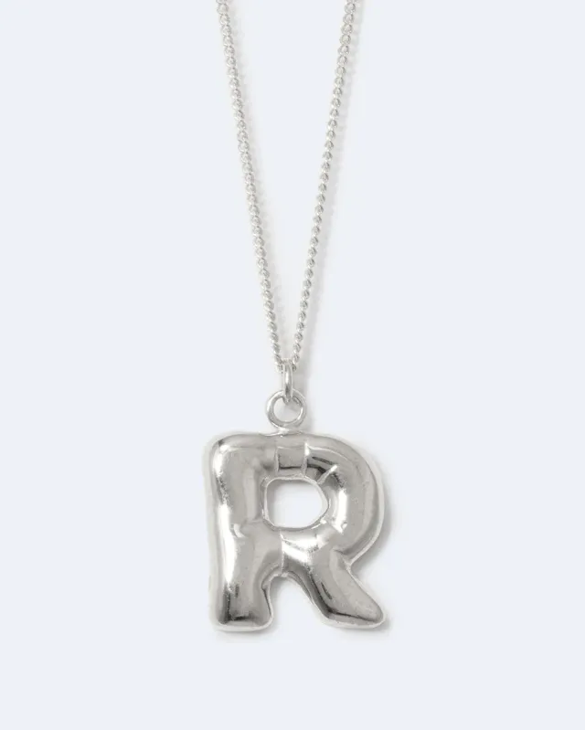 Completedworks Classicworks R collier alphabet argent