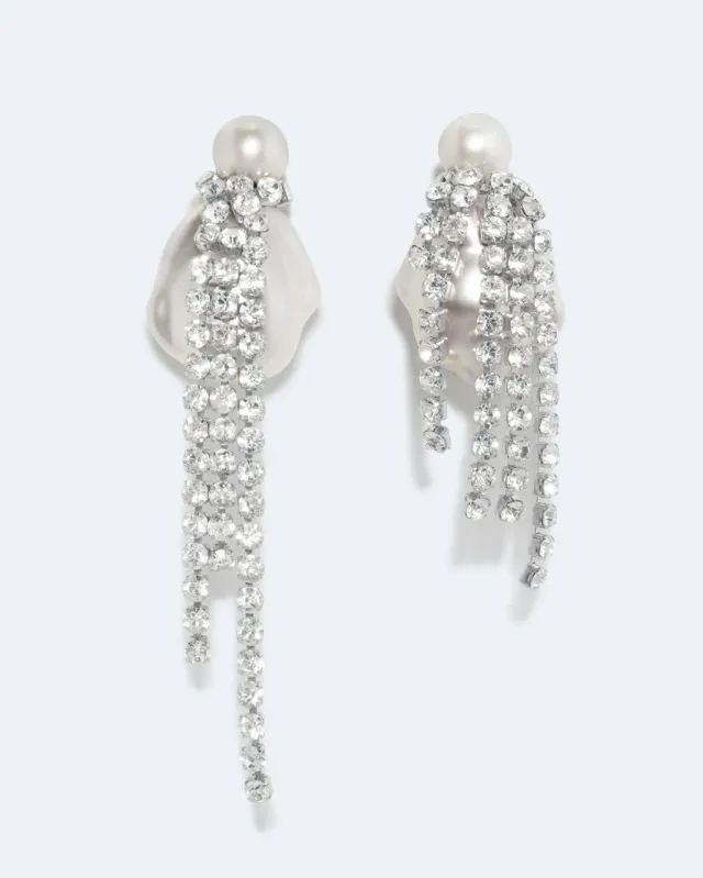 Completedworks Escape Velocity boucles perles strass