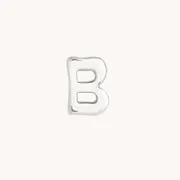 Astrid & Miyu O Initial Click Charm breloque or blanc