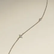 Astrid & Miyu Cosmic Star Charm bracelet argent étoile