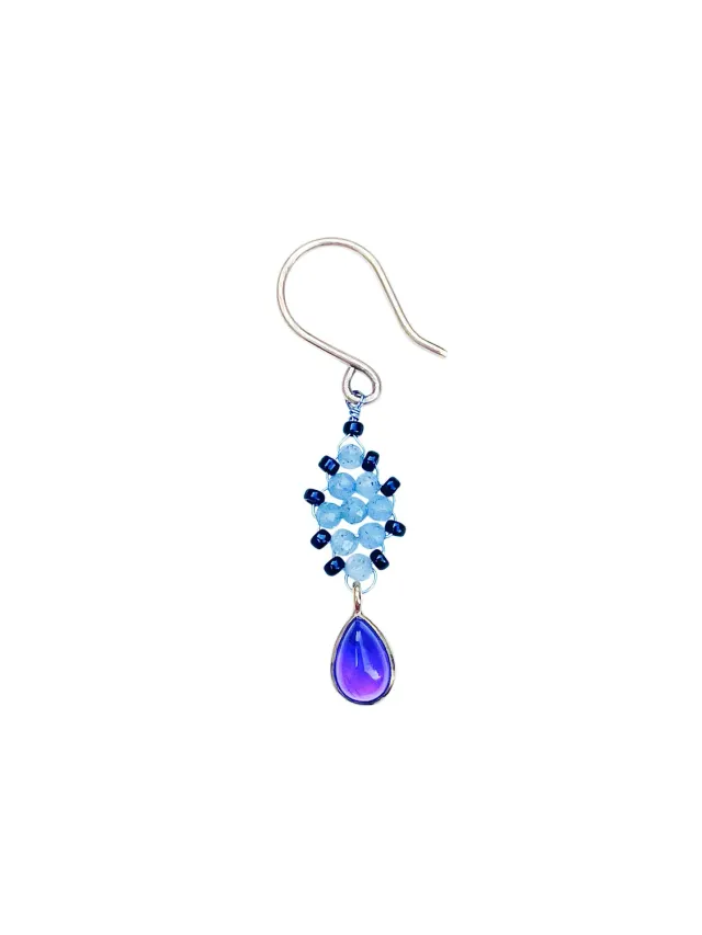Le Fourbi de Capucine FDC204 boucles d’oreilles labradorite