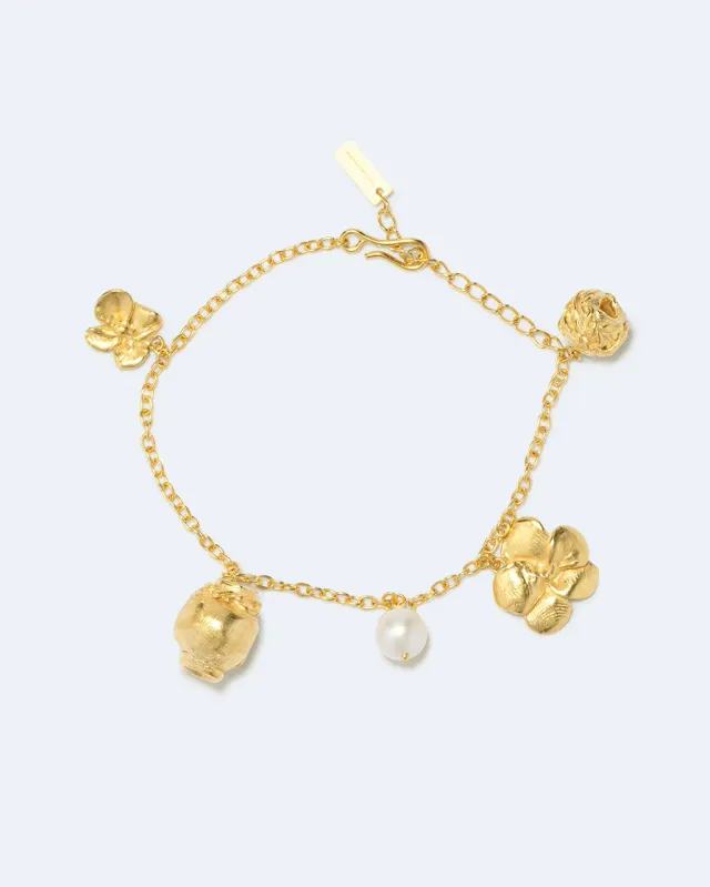 Completedworks Journey Through Memory bracelet perle plaqué or