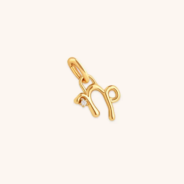Astrid & Miyu Capricorn charm clip zodiaque doré