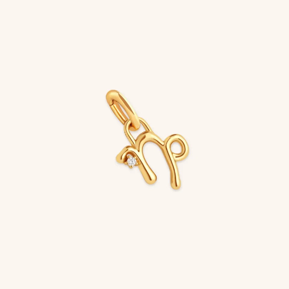 Astrid & Miyu Capricorn charm clip zodiaque doré