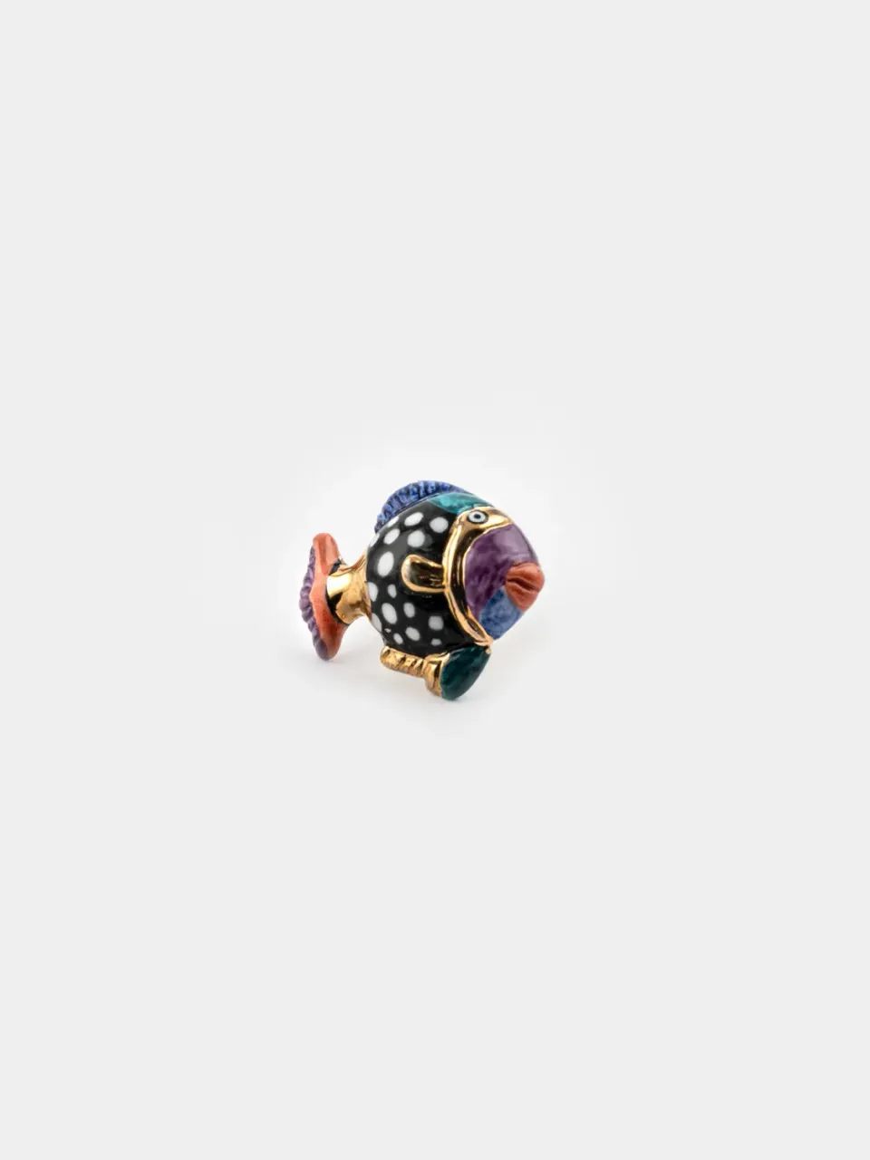 Nach Bijoux poisson tacheté pin's broche 2 cm Aloha