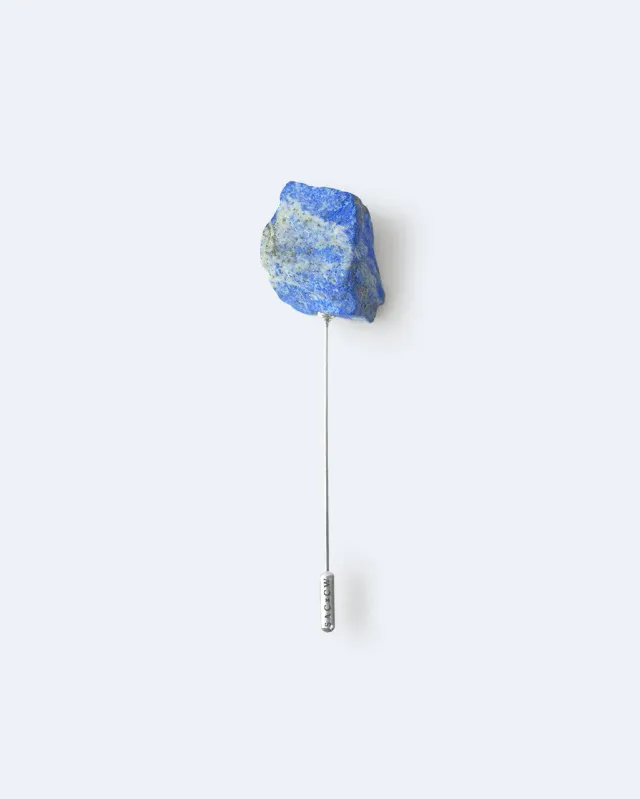Completedworks H98 broche argent lapis-lazuli