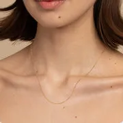 Astrid & Miyu Miyu Chain collier or massif chaîne