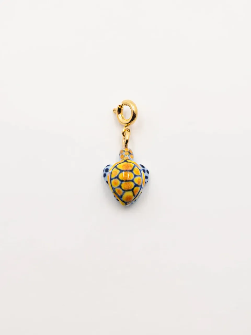 Nach Bijoux Les Protégés tortue charm's porcelaine 1 cm