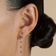 Astrid & Miyu Diamond Star piercing clou or blanc massif