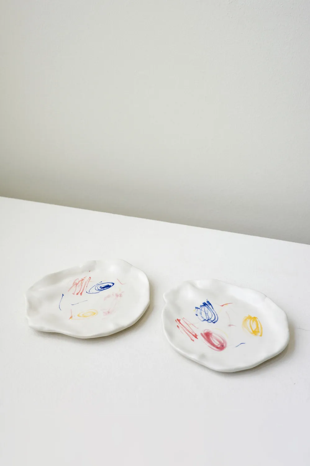Completedworks Imperfect Mostly Flat sous-verres lot 2 blanc mat