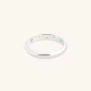 Astrid & Miyu Cosmic Diamond Milestone bague or blanc diamant