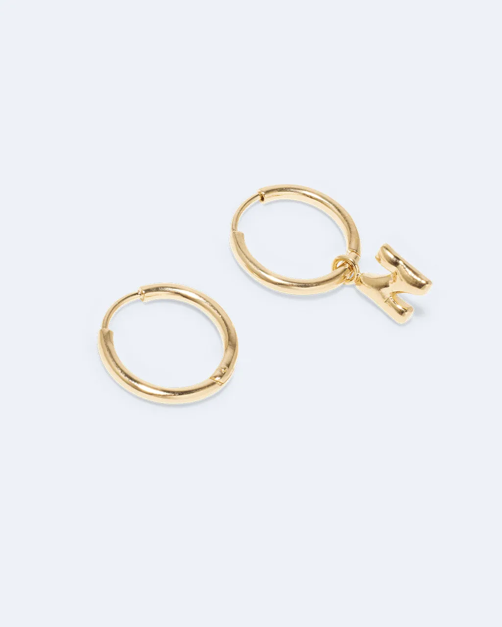 Completedworks Classicworks N boucles d'oreilles plaqué or recyclé