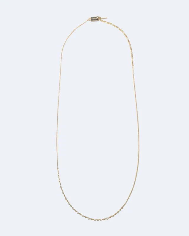 Completedworks H49 collier plaqué or jaune homme