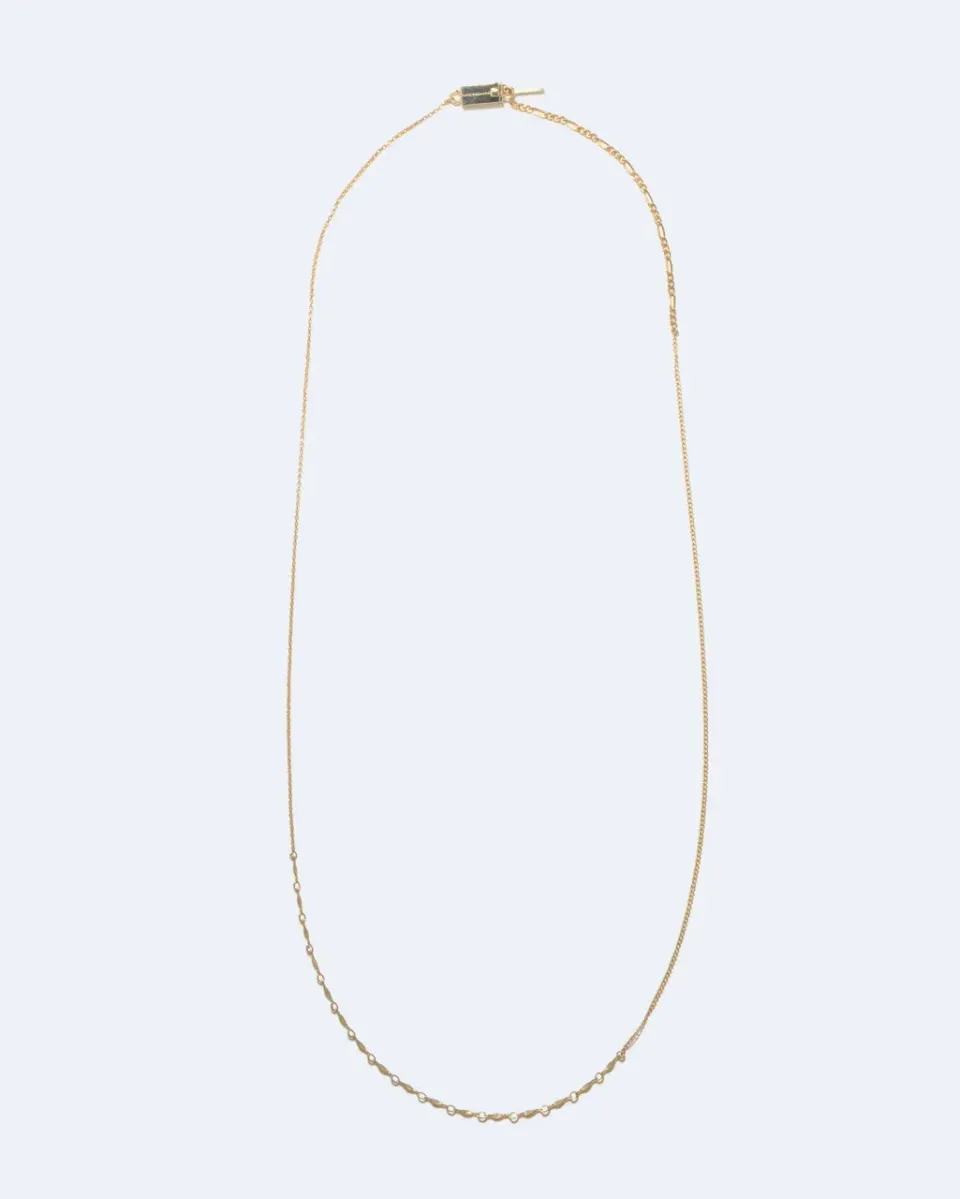 Completedworks H49 collier plaqué or jaune homme