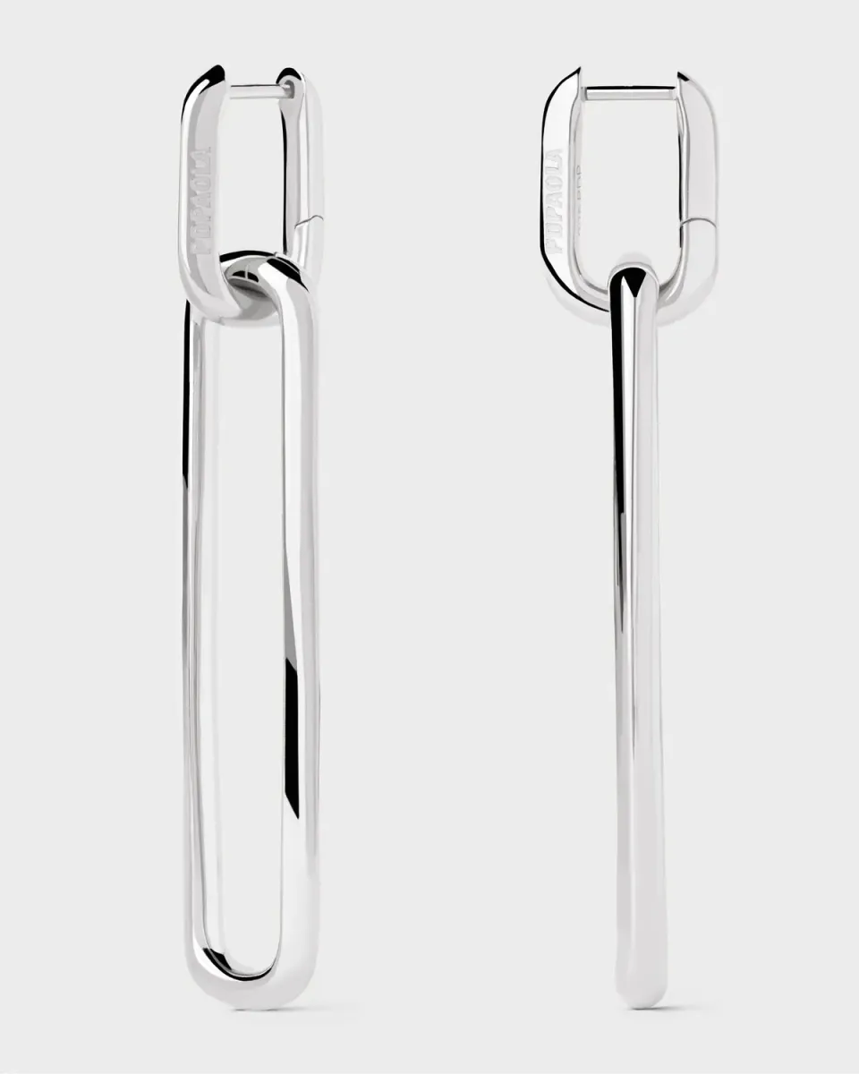 PDPAOLA Rodeo boucles pendantes argent