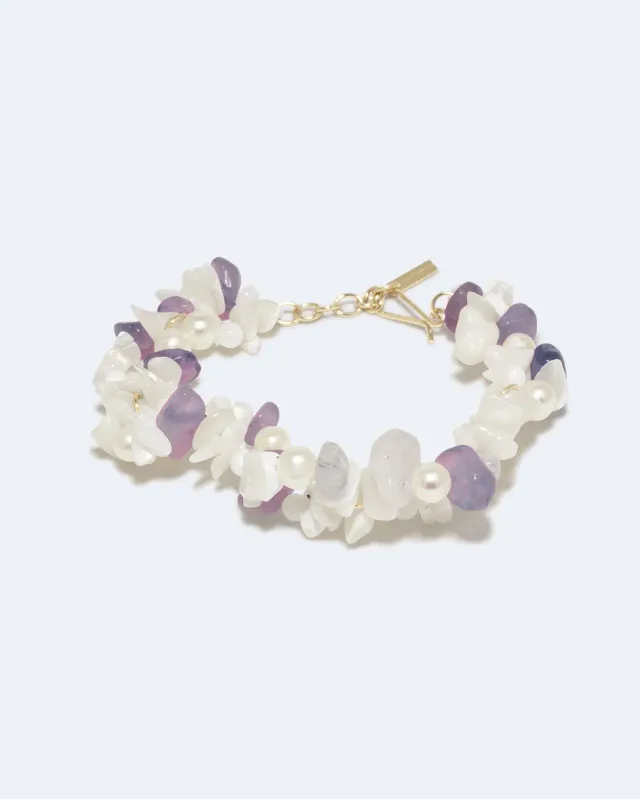 Completedworks Shifting Stream bracelet perles améthyste