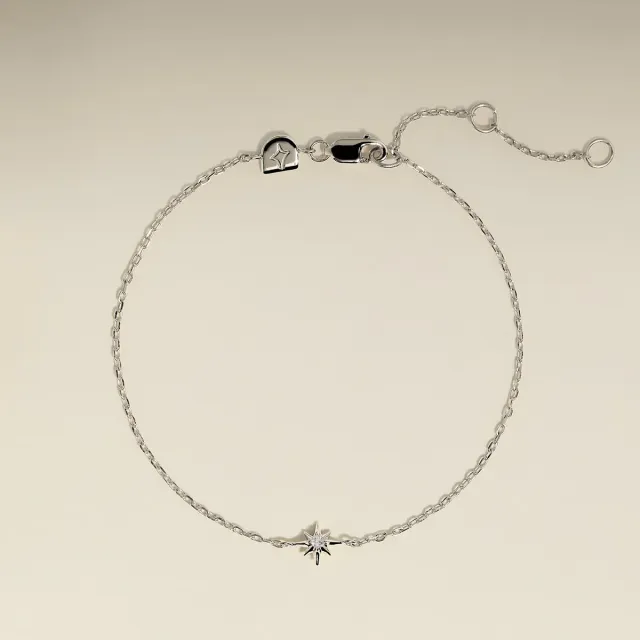 Astrid & Miyu Shooting Star bracelet argent étoile filante