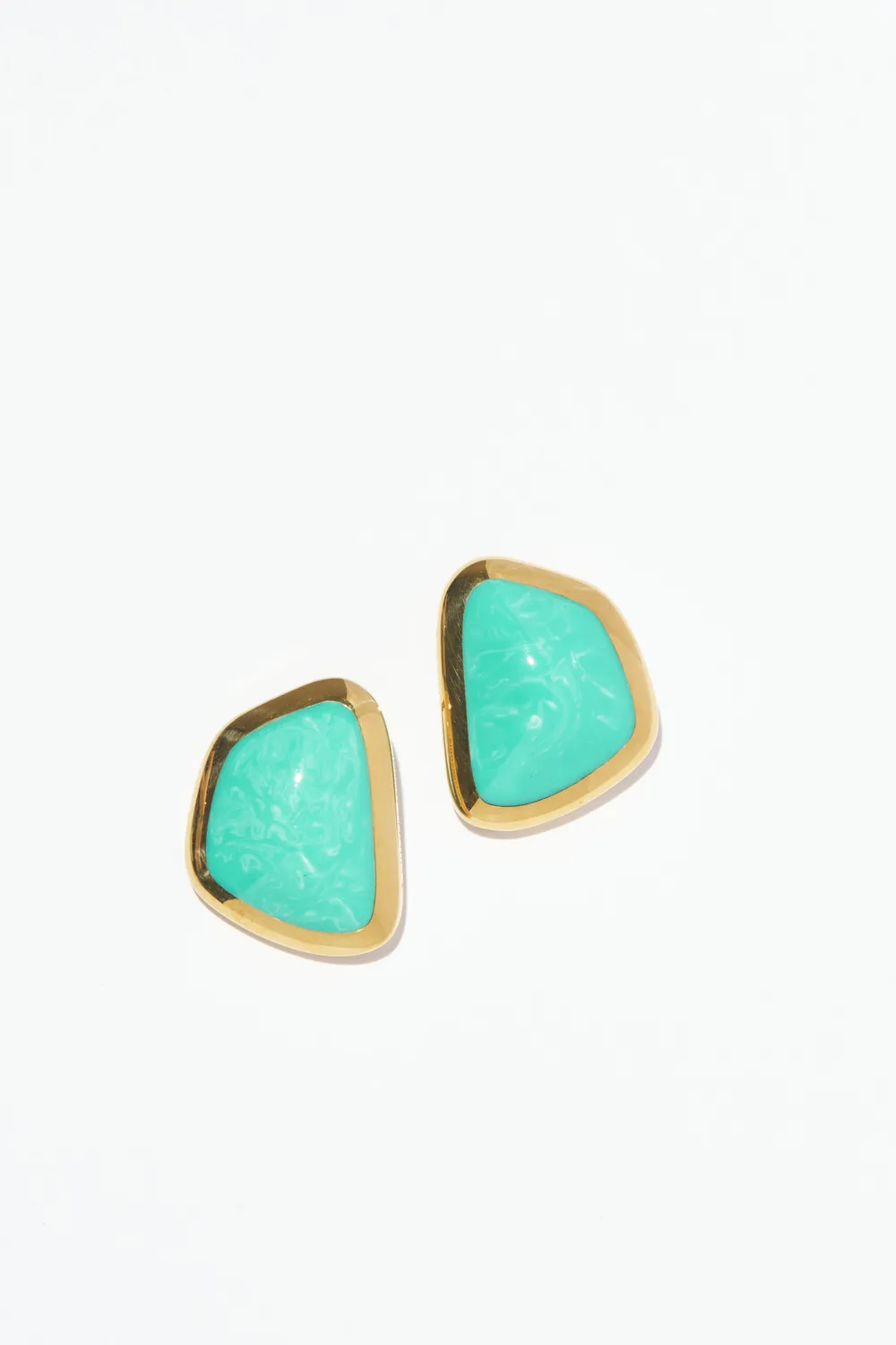 Philippe Ferrandis Riviera puces boucles d’oreilles doré éclat