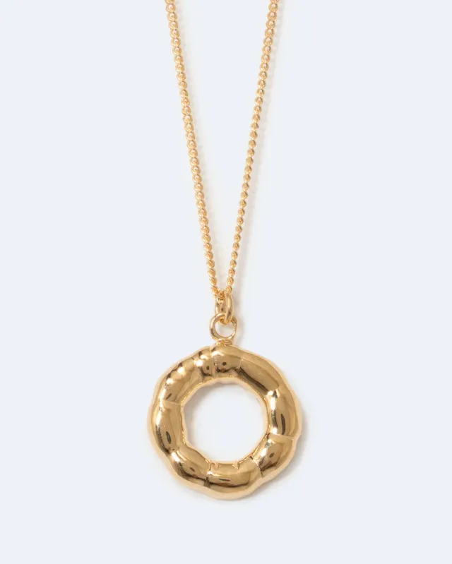 Completedworks Classicworks O collier plaqué or lettre O