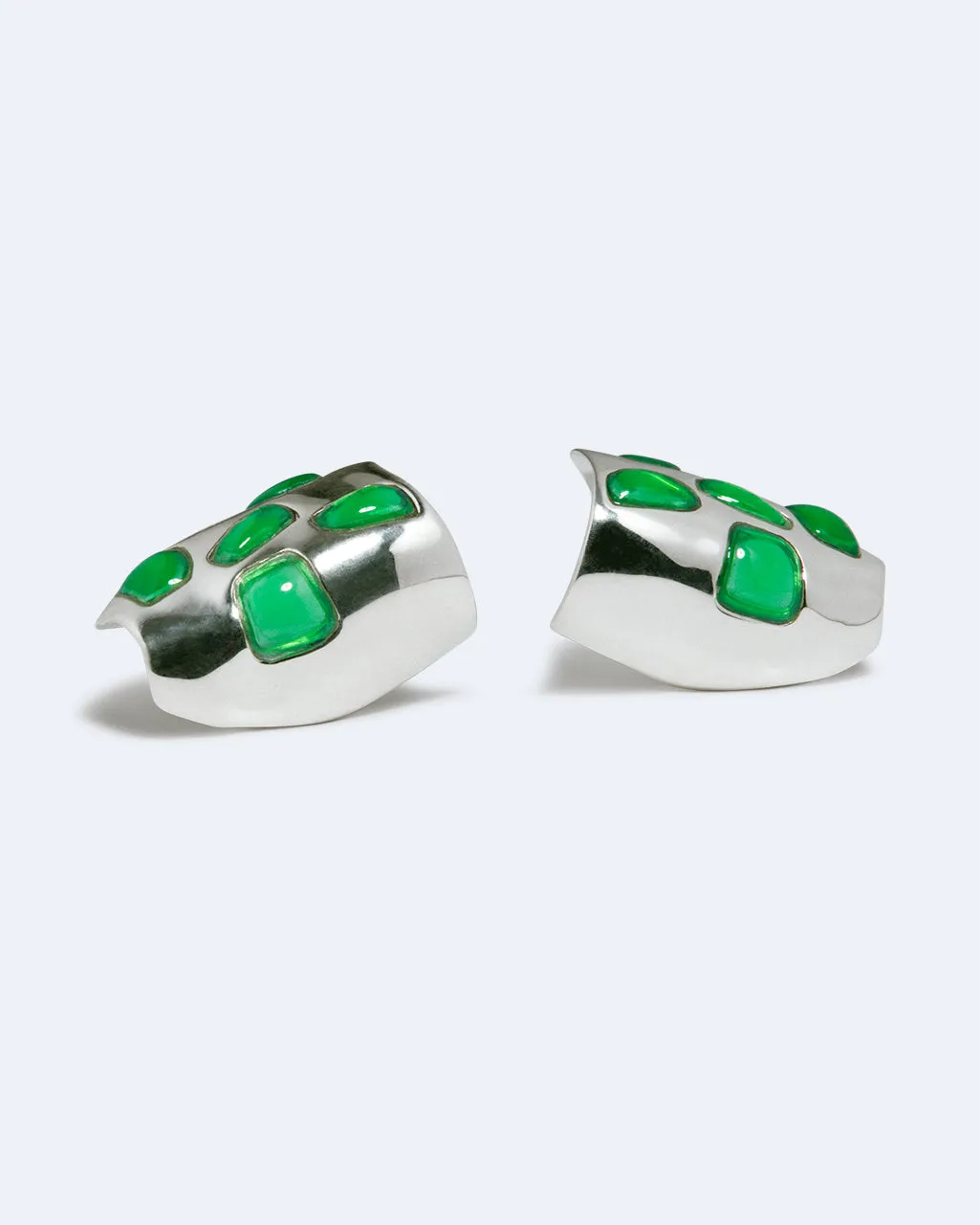 Completedworks Cobblestones boucles résine verte