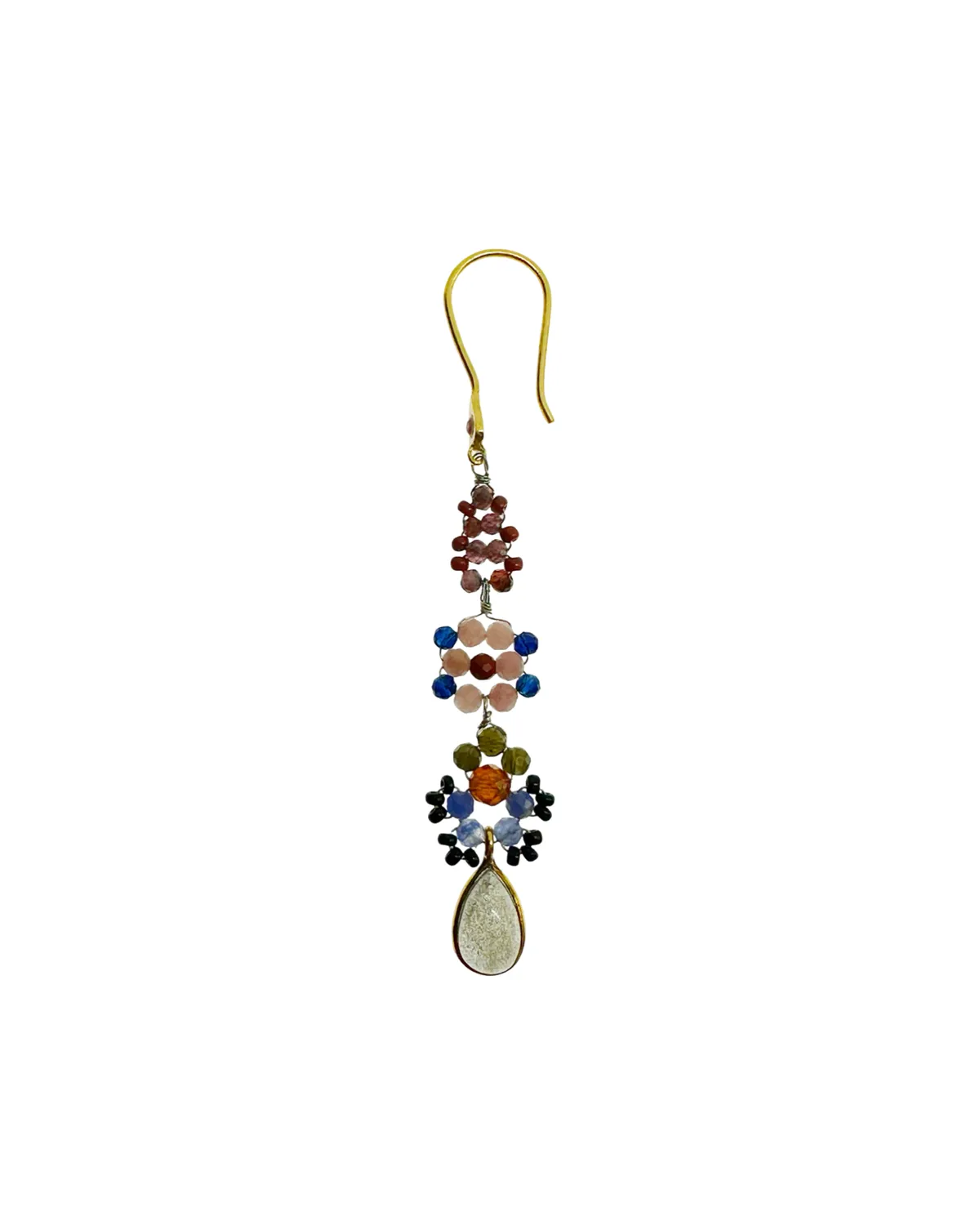 Le Fourbi de Capucine P17 boucles d'oreilles labradorite