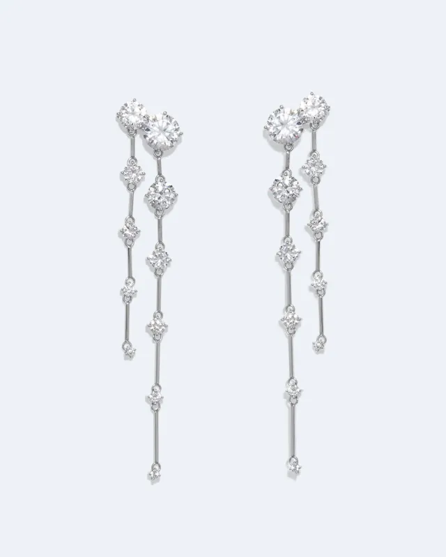 Completedworks Memory Lane boucles argent zircon