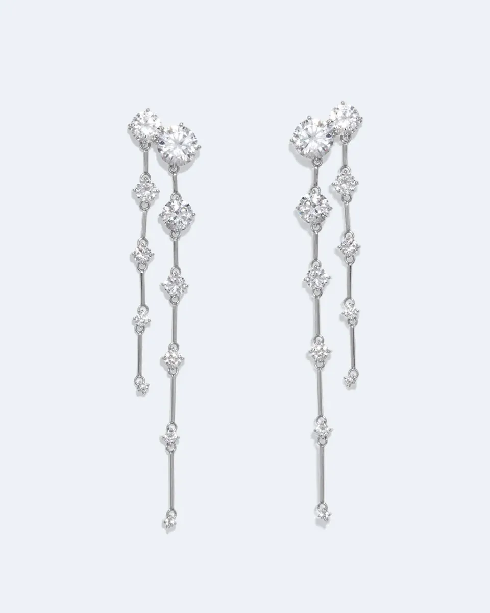 Completedworks Memory Lane boucles argent zircon