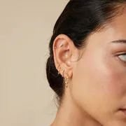 Astrid & Miyu White Topaz Cluster piercing or jaune topaze blanche