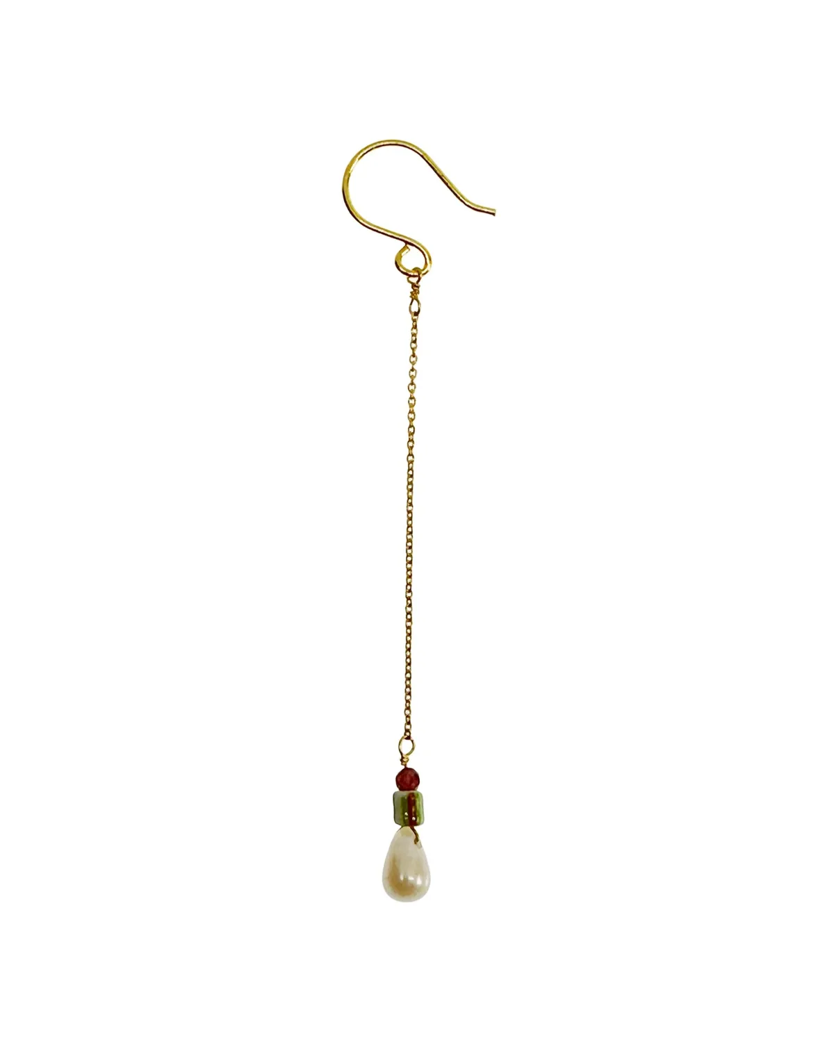 Le Fourbi de Capucine ASYPERLE boucles d'oreilles labradorite