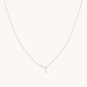 Astrid & Miyu Diamond Charm collier or blanc diamant