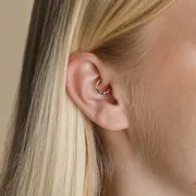 Astrid & Miyu Molten Daith Ring piercing or massif