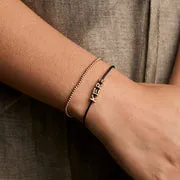 Astrid & Miyu Story Strand bracelet noir