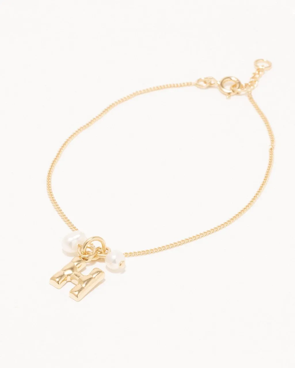 Completedworks Classicworks H bracelet perle vermeil