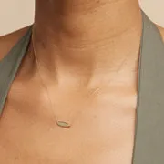 Astrid & Miyu ID Pendant collier plaque or massif