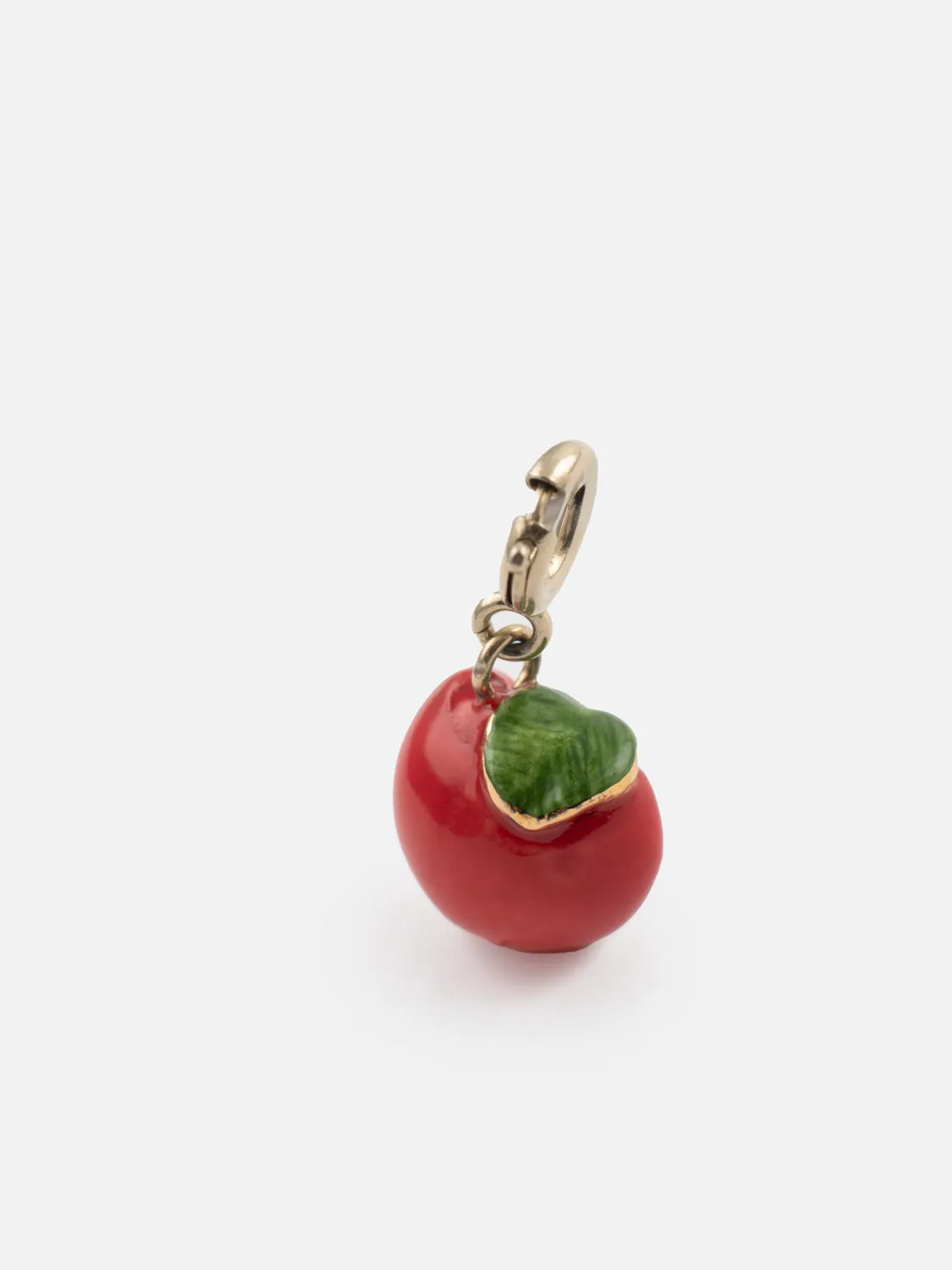 Nach Bijoux pomme charm porcelaine mix match doré