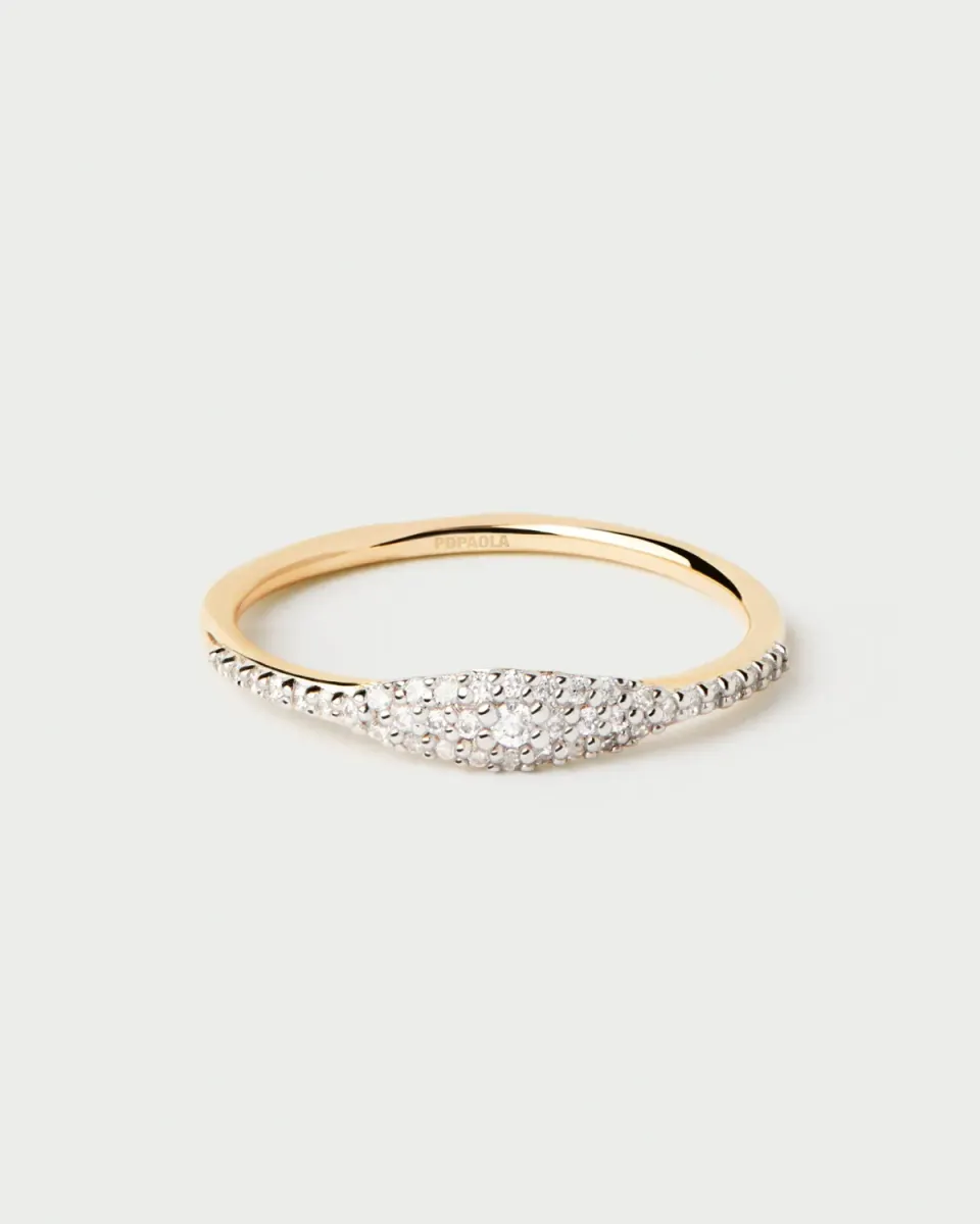 PDPAOLA Estella bague or 18 carats diamants 0,17 ct