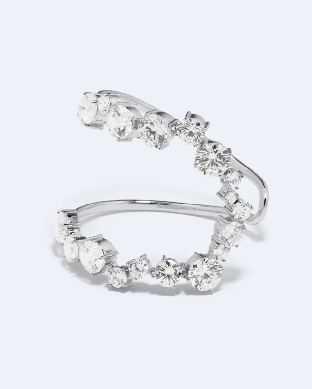 Completedworks Myth manchette zirconia rhodié