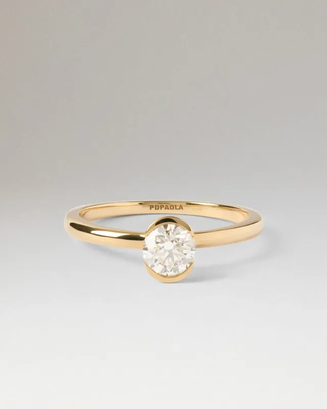 PDPAOLA Grace solitaire or jaune diamant 0,5 ct