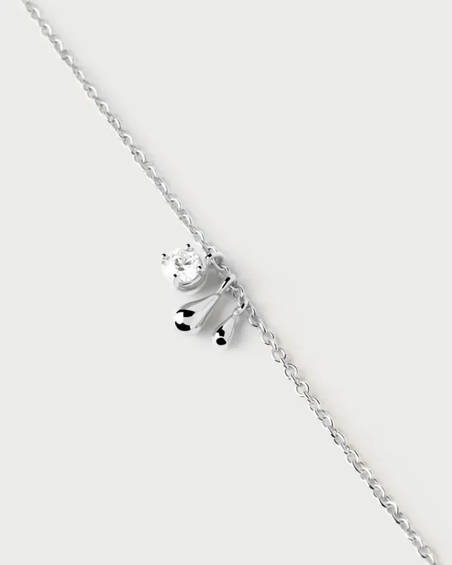 PDPAOLA Water bracelet argent zircon