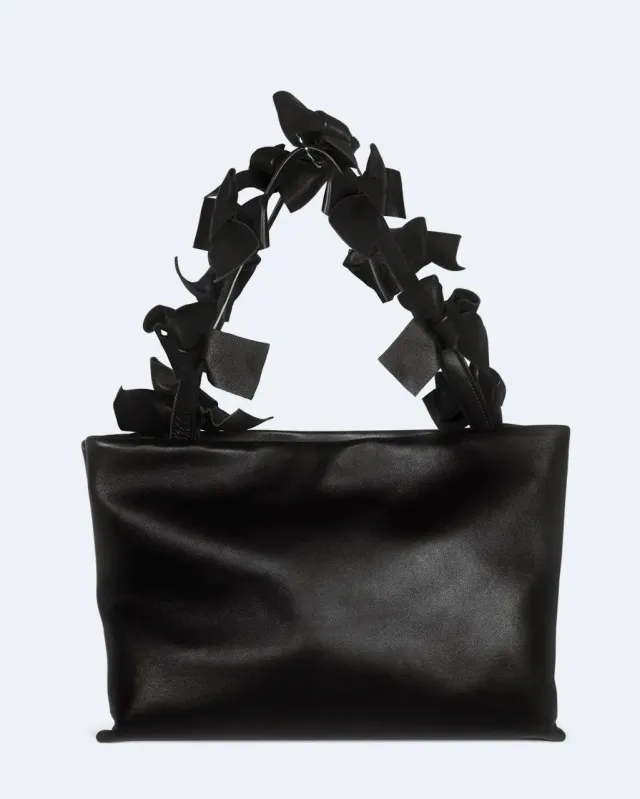 Completedworks Bows grand tote bag cuir noir nœuds