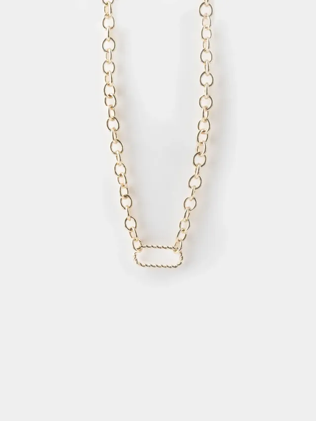 Nach Bijoux Mix and Match collier chaîne maillons doré