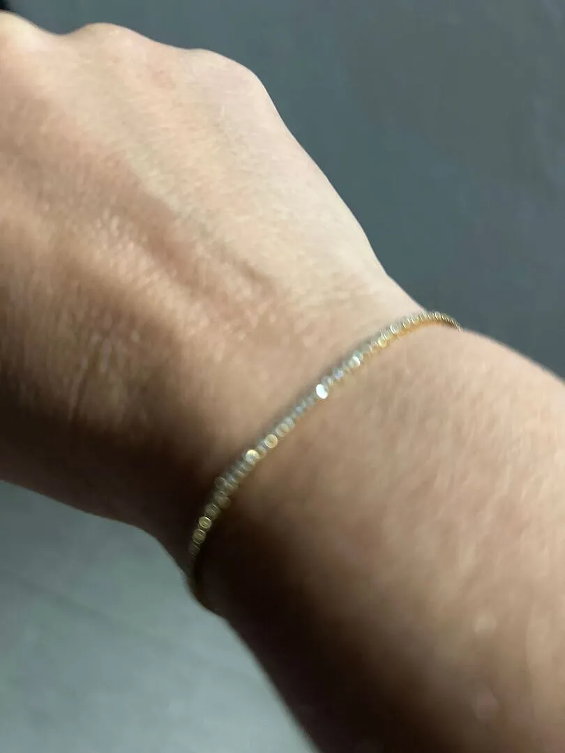 Astrid & Miyu Tennis Chain bracelet doré rivière
