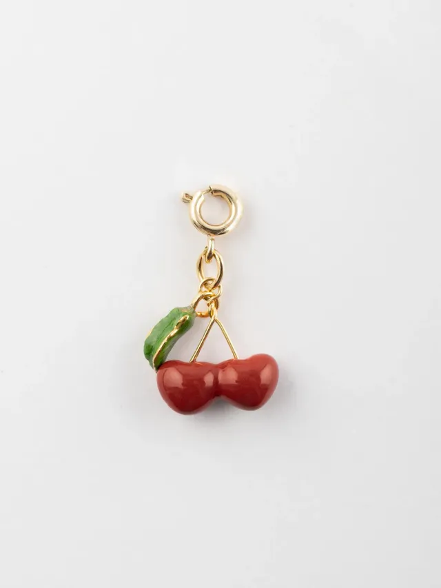 Nach Bijoux Chérie Cherry charms cerises porcelaine