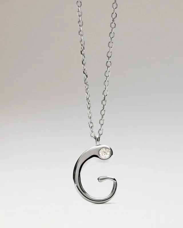 PDPAOLA Initial G collier argent 40-50 cm