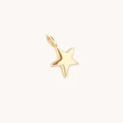 Astrid & Miyu Star Charm breloque or jaune 9 carats