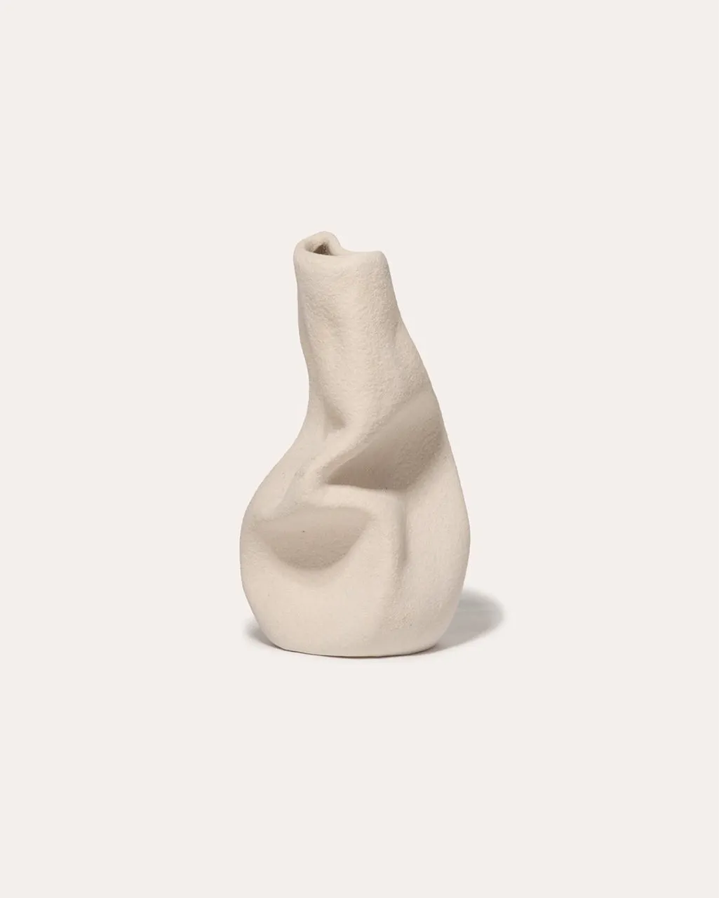 Completedworks Wake vase céramique beige texturé
