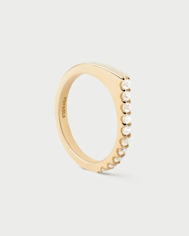 PDPAOLA Gloss bague fine multicolore tailles 8-18