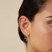 Astrid & Miyu Alexandrite Pear piercing or blanc poire