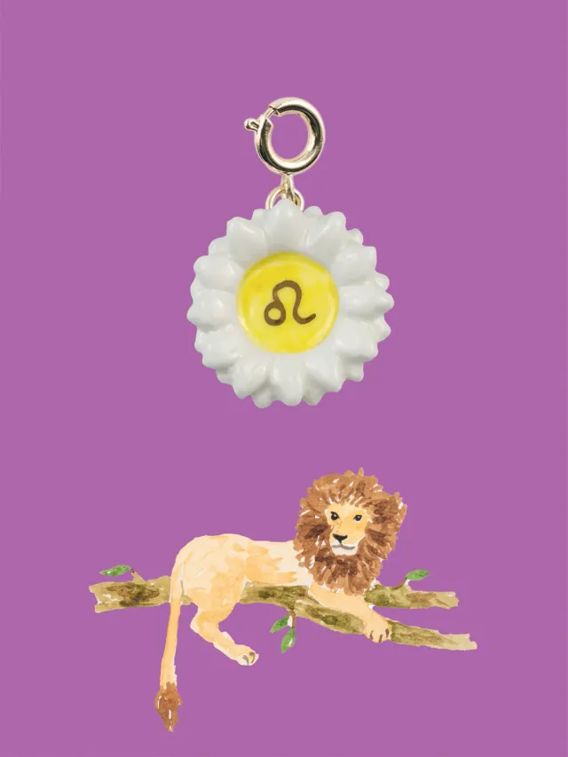 Nach Bijoux Astro charms lion porcelaine dorée mix and match
