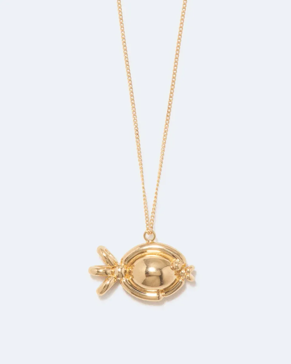 Completedworks Classicworks Pisces collier doré poissons